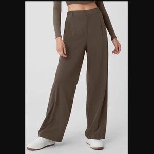 Alo High-Waist Pursuit Trouser-Espresso